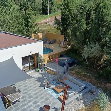 Magnifique Avec Piscine, Jacuzzi Et Billard فيلة ليمو